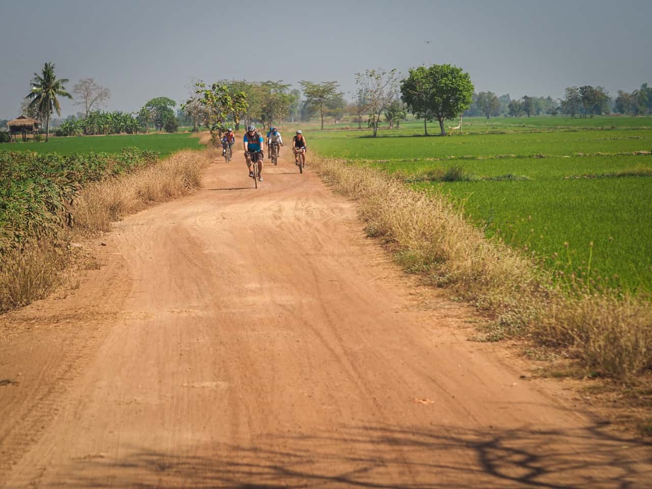 gravel bikes on cycling tour in Thailand